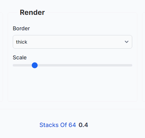 Choose the thickness and the size